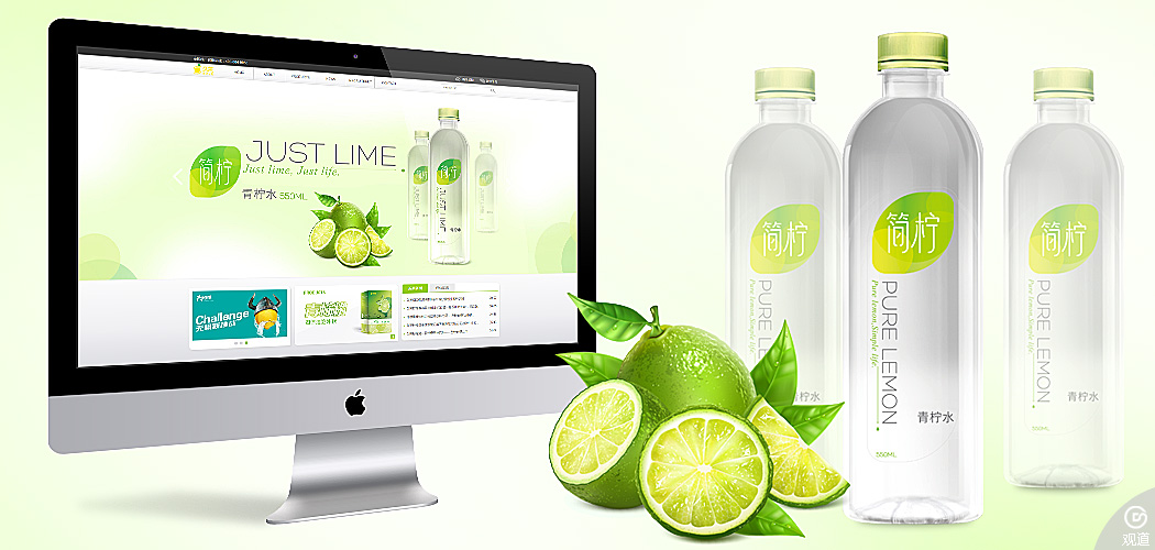 四川久芙柠檬品牌包装网站设计与开发